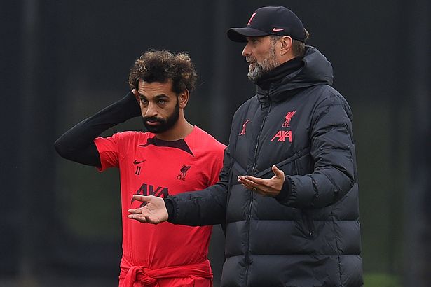 Mohamed Salah và Juergen Klopp