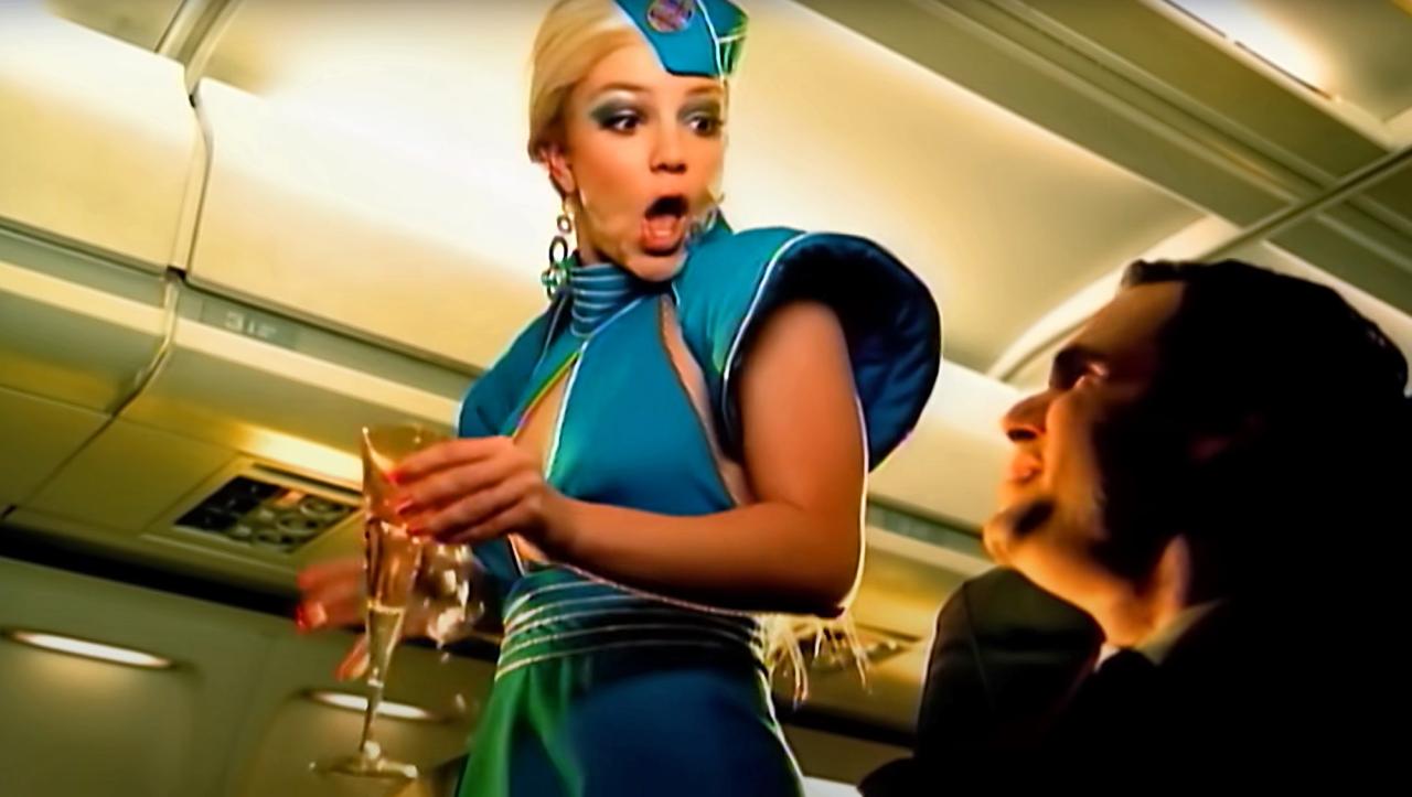 Penny's outfit was very like Britney Spears in her Toxic music video