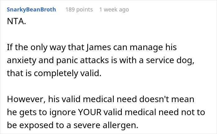 "Am I A Jerk For Not Letting My Nephew Bring His Service Dog To My Wedding?"