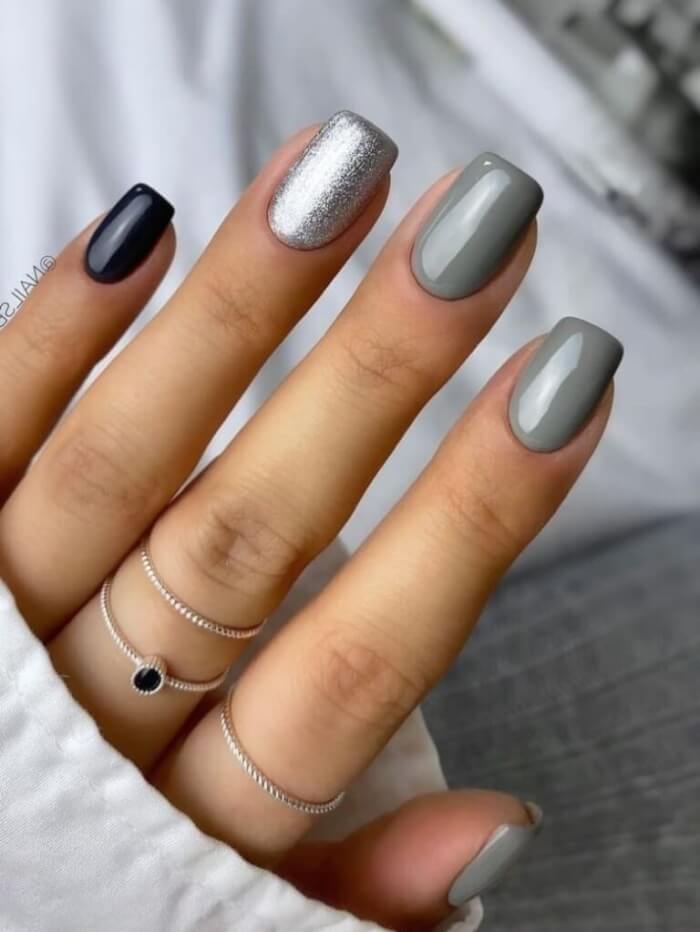 30+ Stunning Nail Designs In Gray To Be Your Go-To Neutral - 231